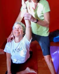 Seattle Yoga Arts studend in asana
